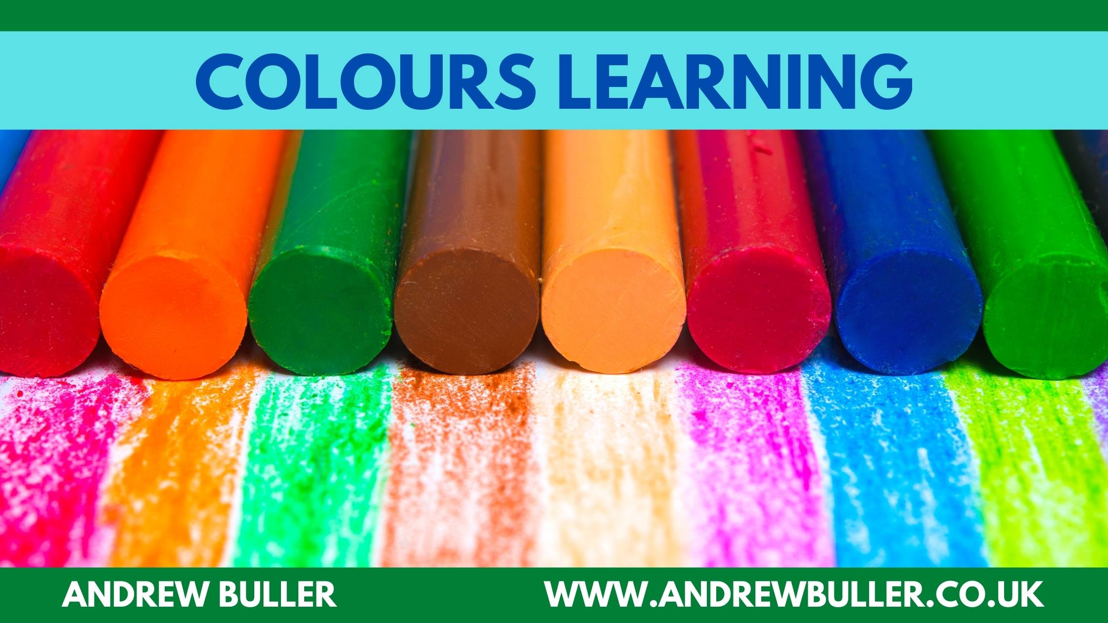 Colours Learning Explored By Childrens Author Andrew Buller